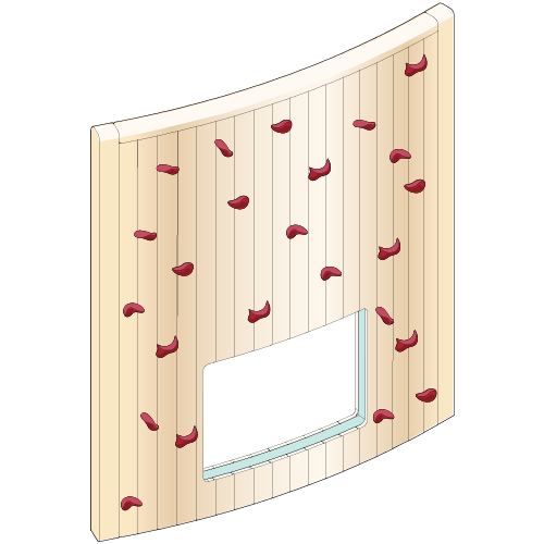 Shallow Curve 7&#039; Lower Window