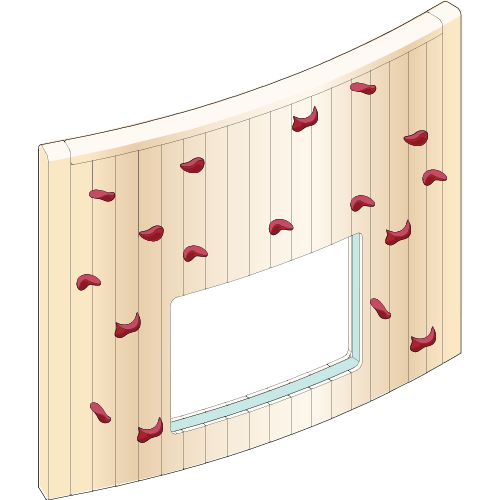 Shallow Curve 5&#039; Lower Window
