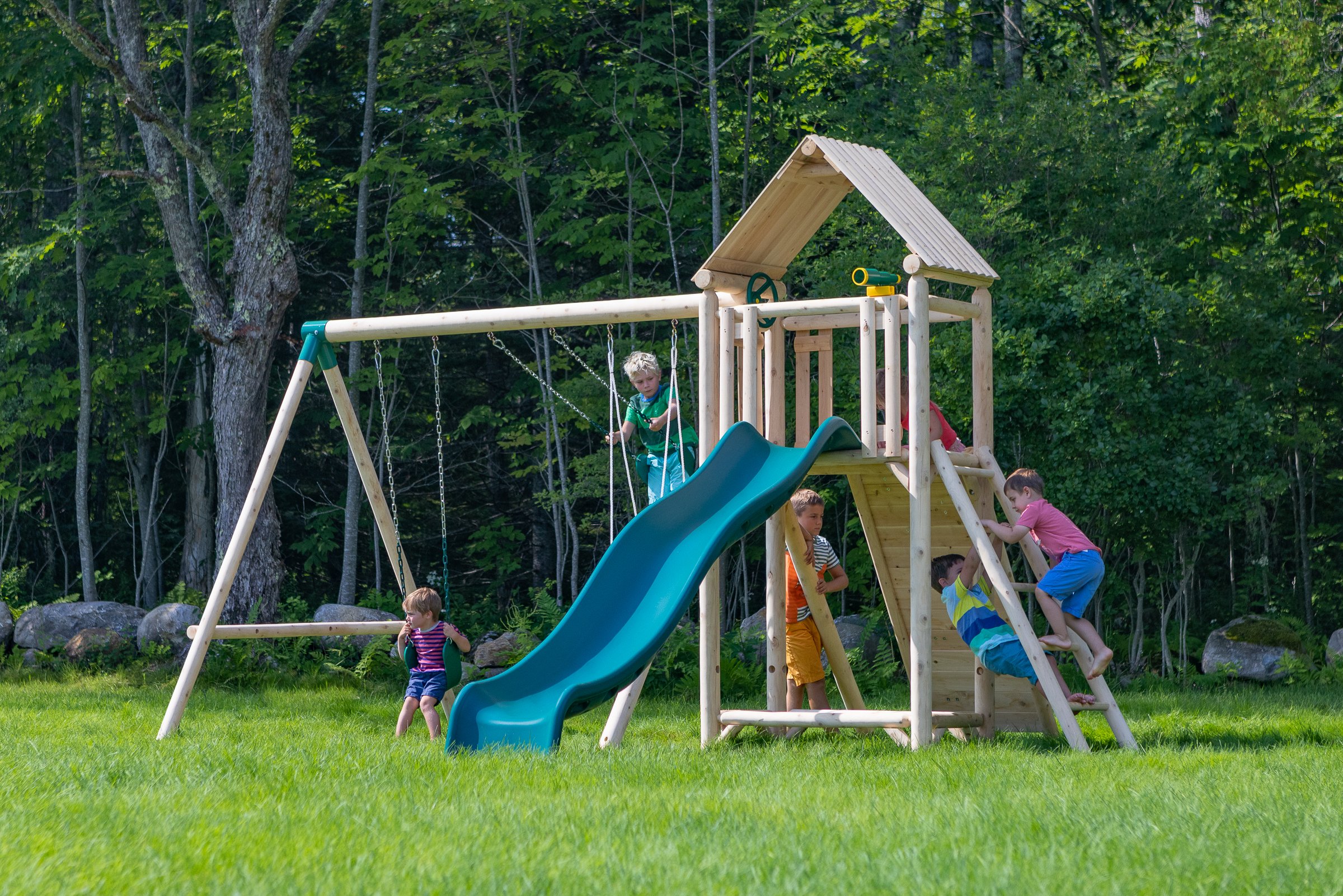 Rustic 4239 | CedarWorks Playsets