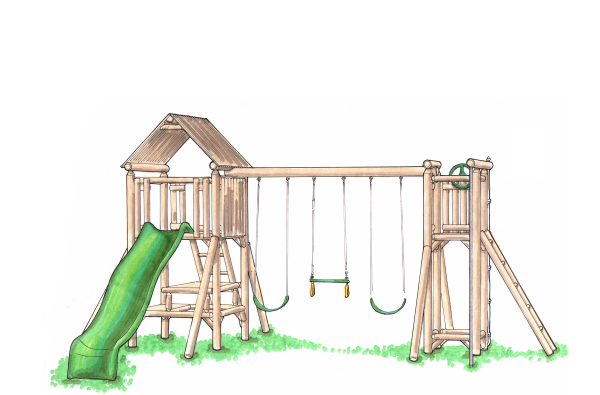 Rustic playset