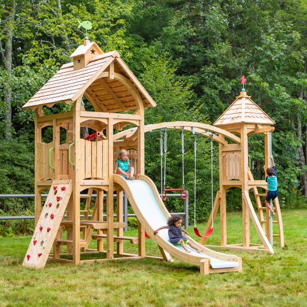Swing Sets And Playsets Cedarworks, Outdoor Wooden Play Set