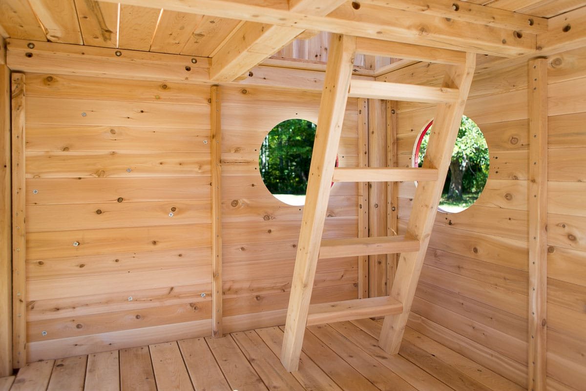 See Inside an Outdoor Playhouse CedarWorks Playsets
