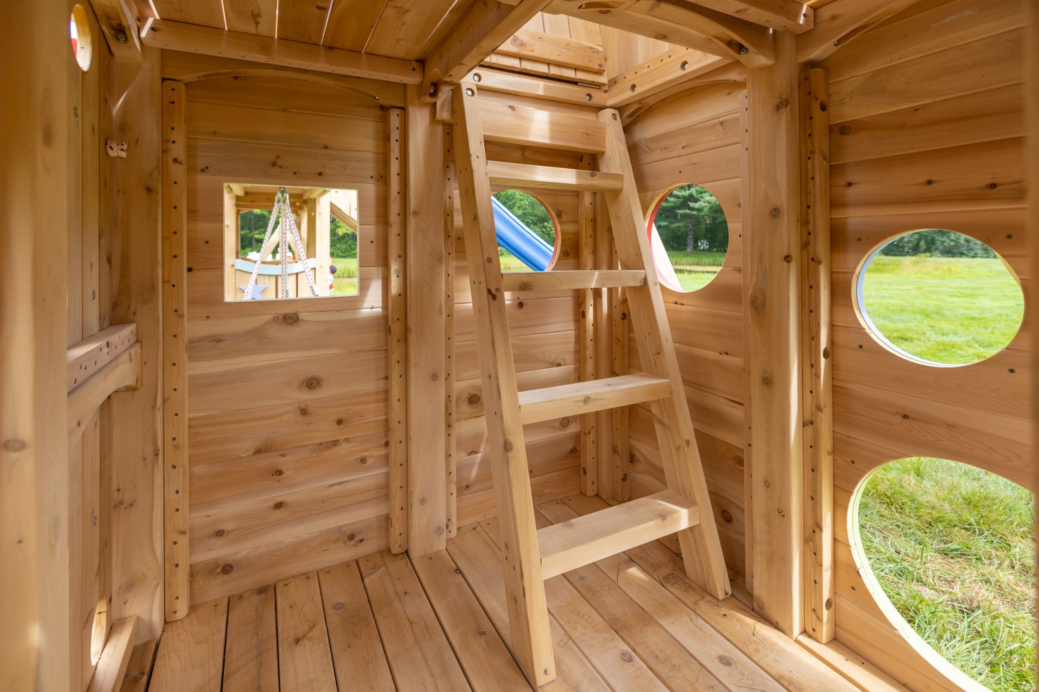 See Inside an Outdoor Playhouse CedarWorks Playsets