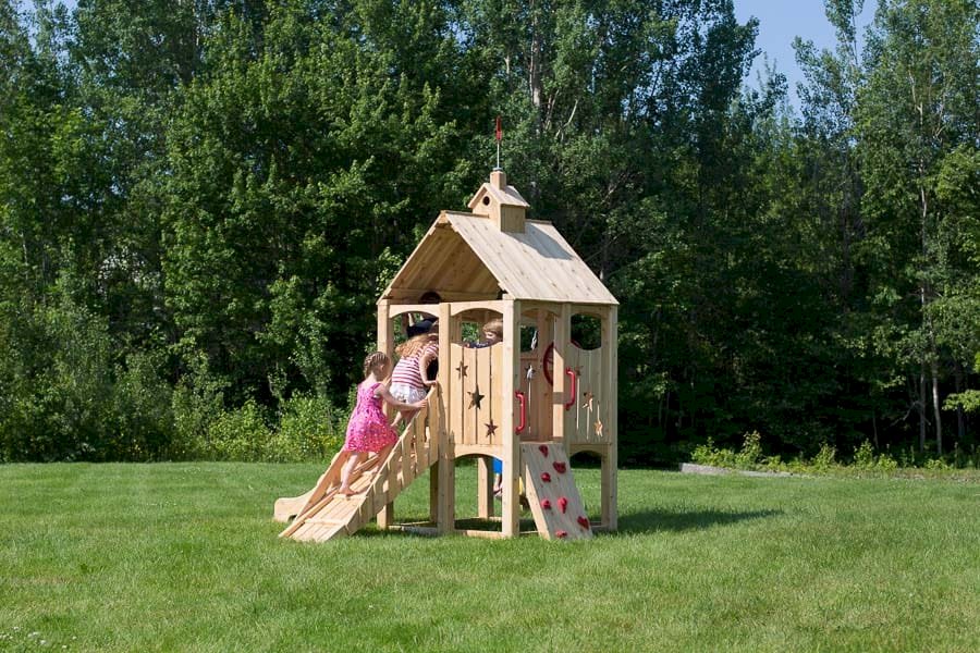 Frolic 815 Wooden Swing Set and Outdoor Playset CedarWorks Playsets