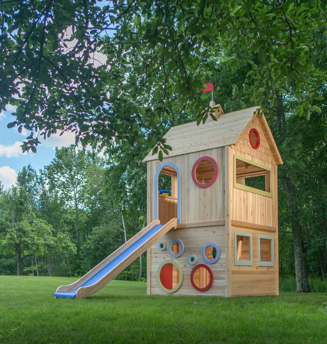Playhouse 426 Outdoor Wood Playhouse CedarWorks Playsets