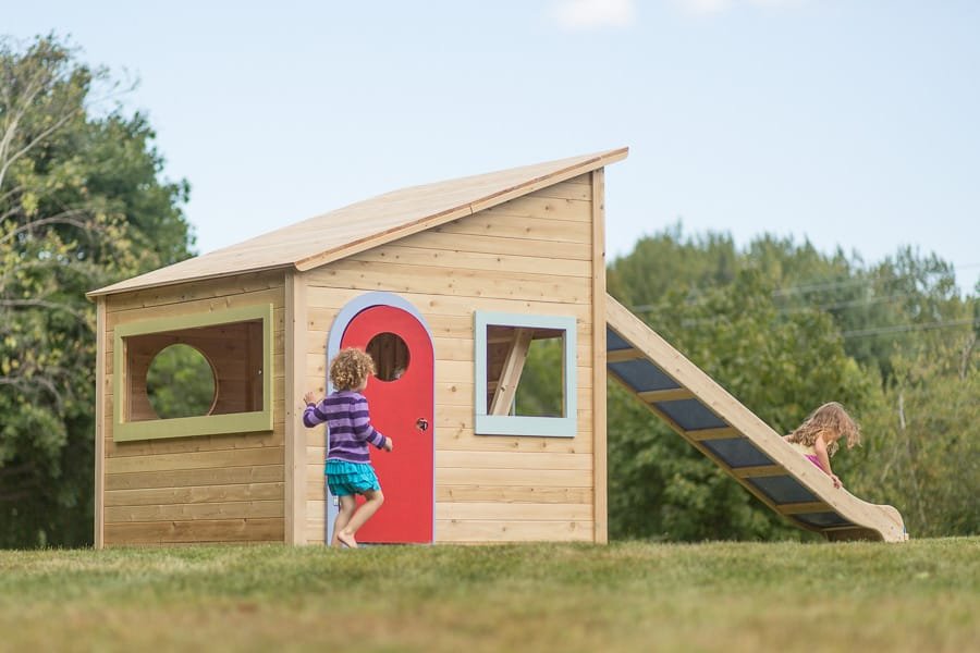 Playhouse 725 Outdoor Wood Playhouse CedarWorks Playsets