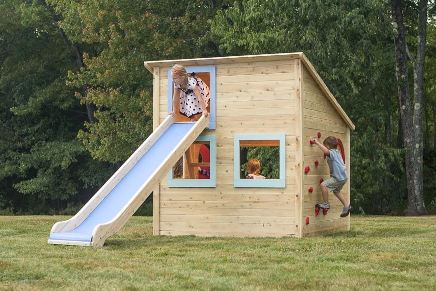 Playhouse 725 Outdoor Wood Playhouse CedarWorks Playsets