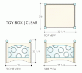 Thumbnail 5 of Playroom Clear Toy Box