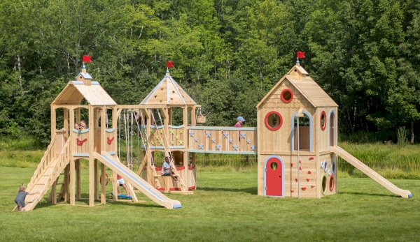 Playhouse 657 Outdoor Wood Playhouse 